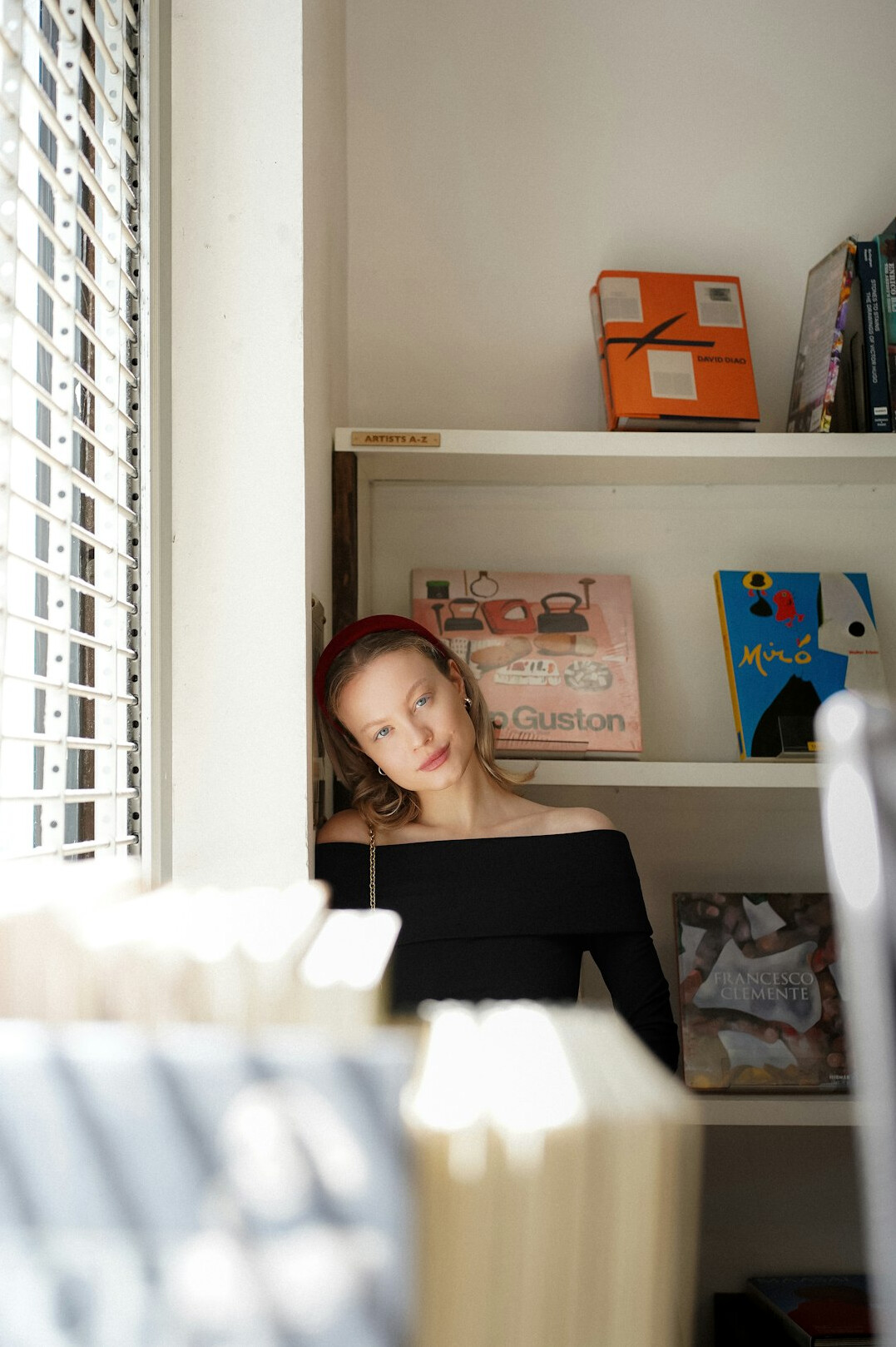 Portrait of a smiling Latin American woman editor in her forties